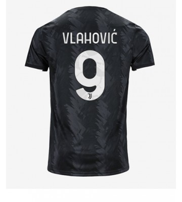 Juventus Dusan Vlahovic #9 Bortedrakt 2022-23 Kortermet
